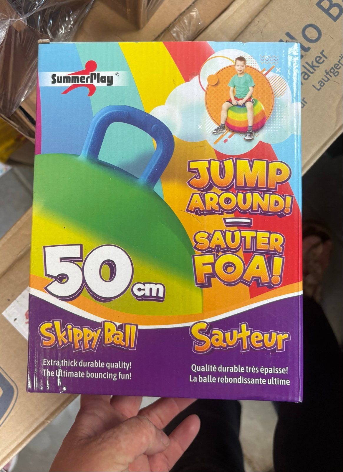 SummerPlay Skippy Bal 50 cm - Extra Dikke Kwaliteit, Ophalen, Nieuw