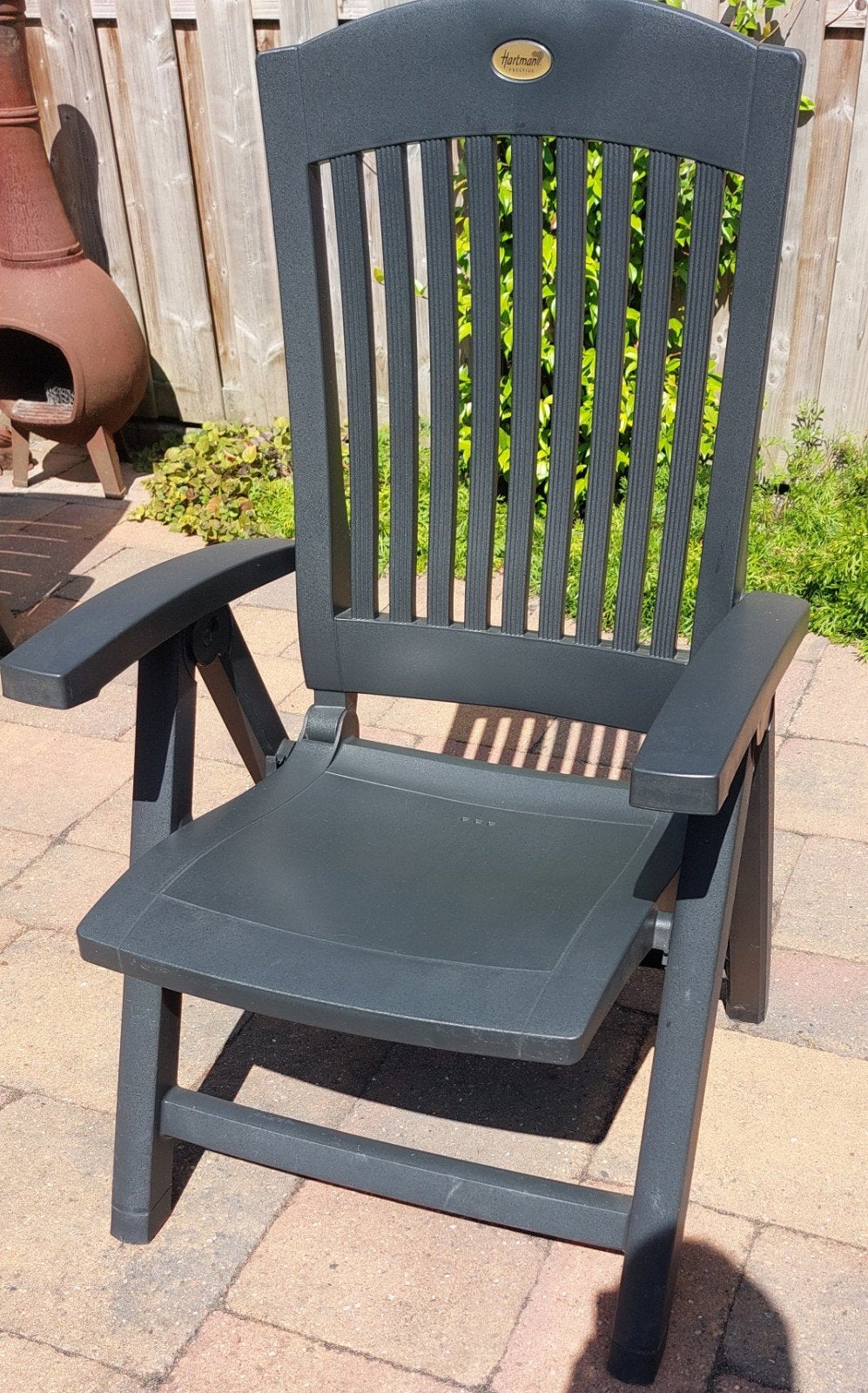 5 stuks Hartman Prestige Tuinstoelen met Madison Kussen, Tuin en Terras, Tuinstoelen, Ophalen of Verzenden, Gebruikt, Kunststof