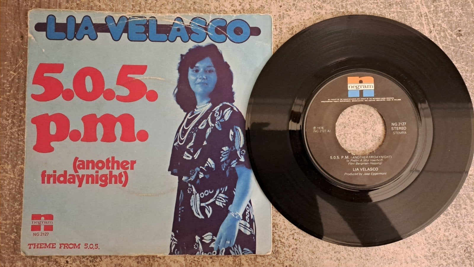 Lia velasco  - 5.0.5. P M, Gebruikt, 7 inch, Pop, Fotohoes