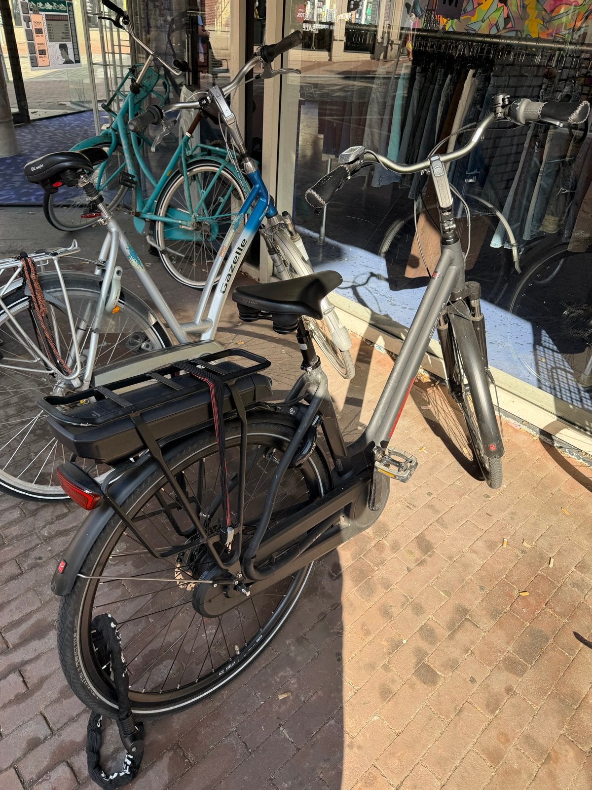 Stella damesfiets met Bosch Powerpack 400, Gebruikt, Versnellingen, 50 tot 53 cm, Schijfrem