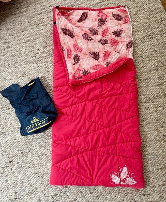Nomad Sleepy Beauty Kinderslaapzak - Roze, Verzenden, Gebruikt