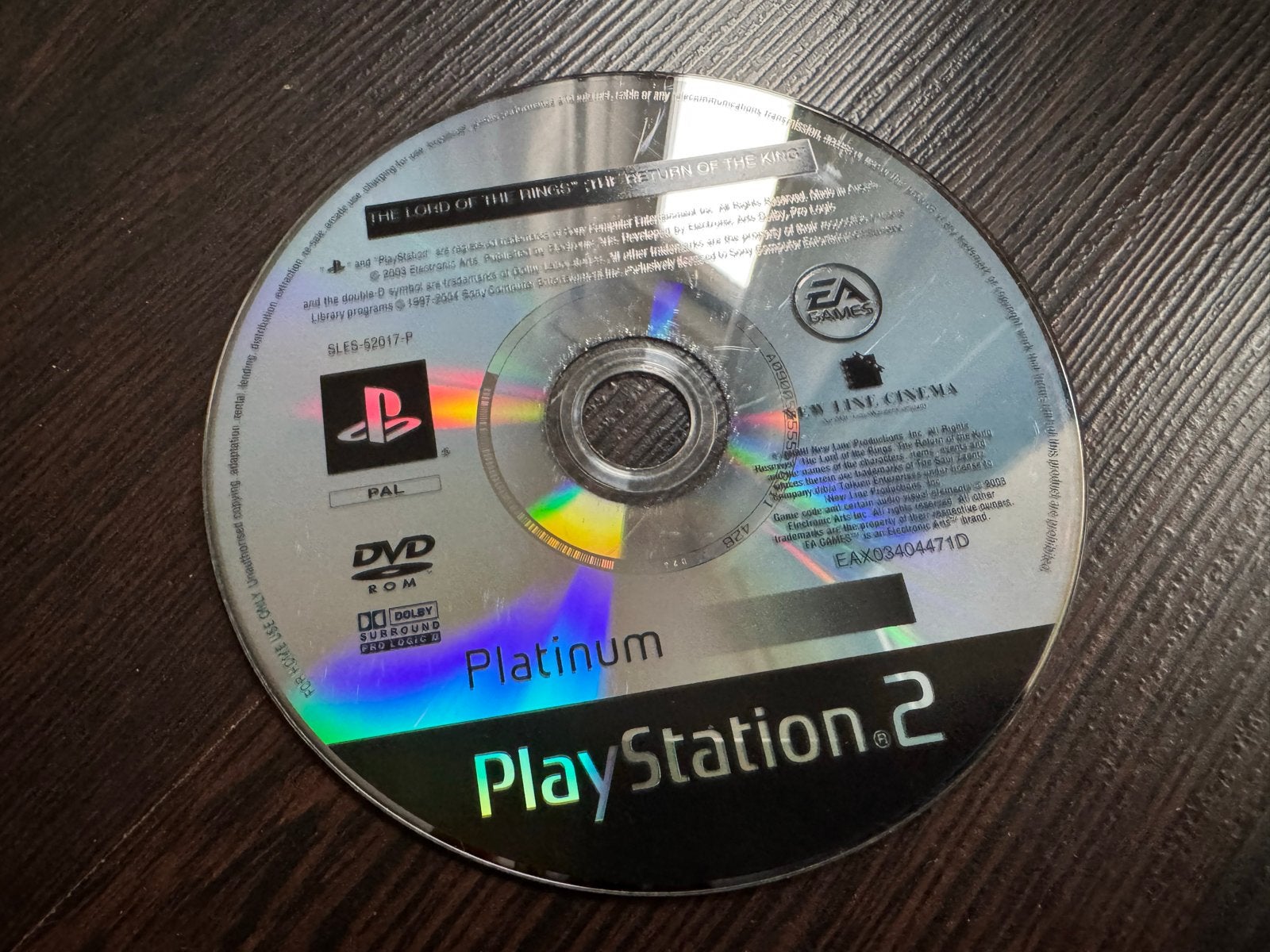Lord of the Rings: Return of the King (PS2), Avontuur en Actie, Gebruikt, Verzenden, 1 speler