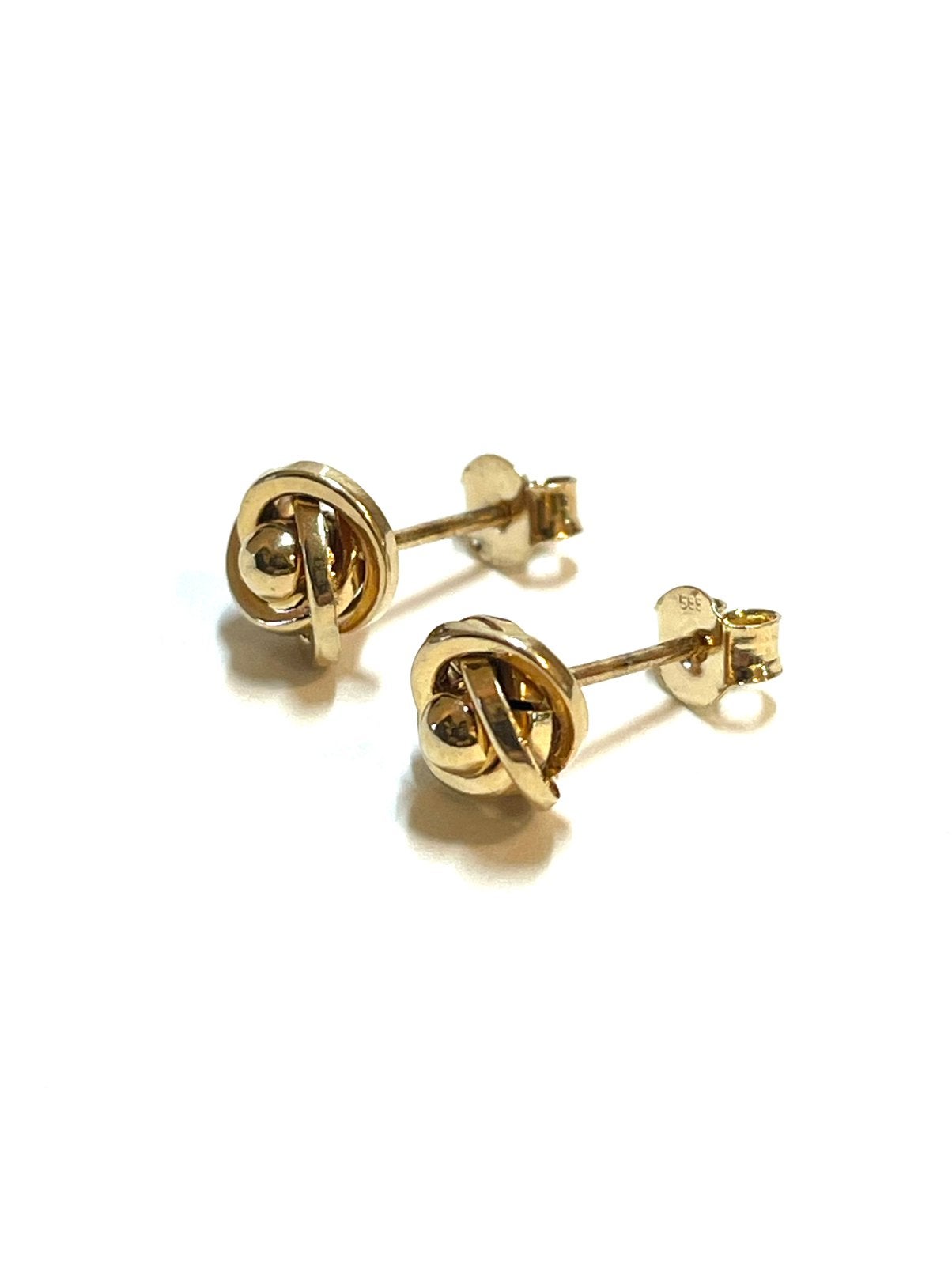 14k gouden oorbellen, Sieraden, Tassen en Uiterlijk, Oorbellen, -, -, Ophalen of Verzenden, Zo goed als nieuw
