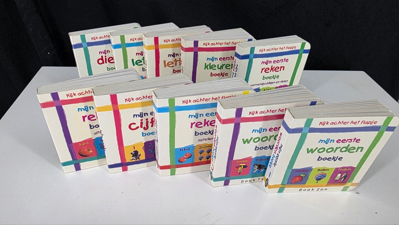 10x Retro Kinderboekjes met Flapje - Mijn Eerste Boekjes, Ophalen of Verzenden, Non-fictie