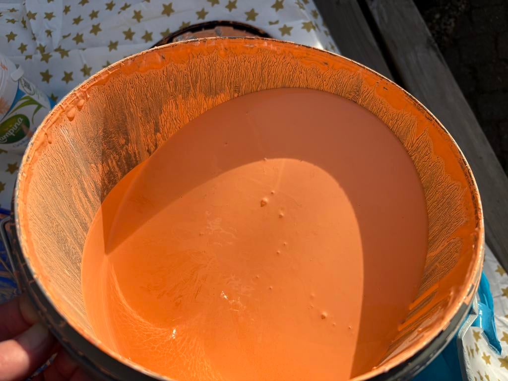 Gamma-Sikkens mengverf 6L terracotta oranje, Doe-het-zelf en Verbouw, Verf, Beits en Lak, Ophalen, 5 tot 10 liter, Nieuw, Oranje