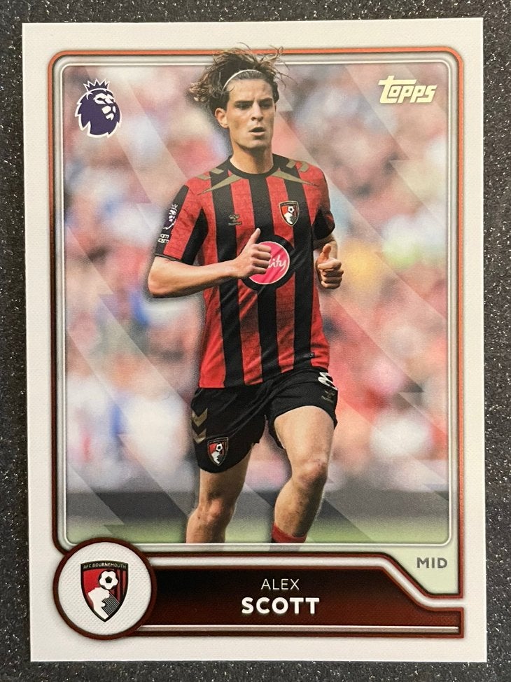 Topps Flagship Premier League 26/27   SCOTT   BOURNEMOUTH, Hobby en Vrije tijd, Stickers en Plaatjes, Verzenden, Zo goed als nieuw