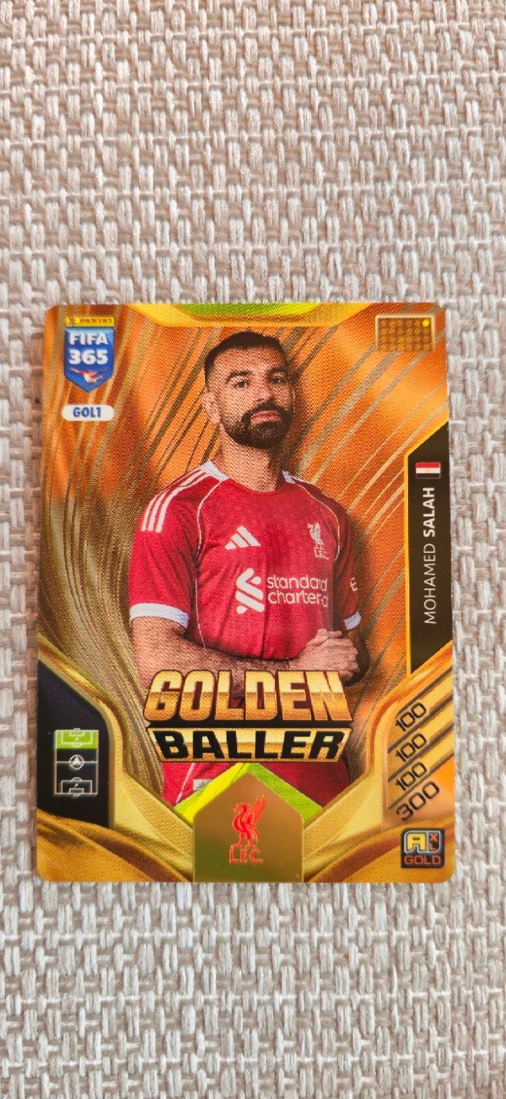 Panini Golden Baller GOL1 Salah, Hobby en Vrije tijd, Stickers en Plaatjes, Ophalen of Verzenden, Nieuw