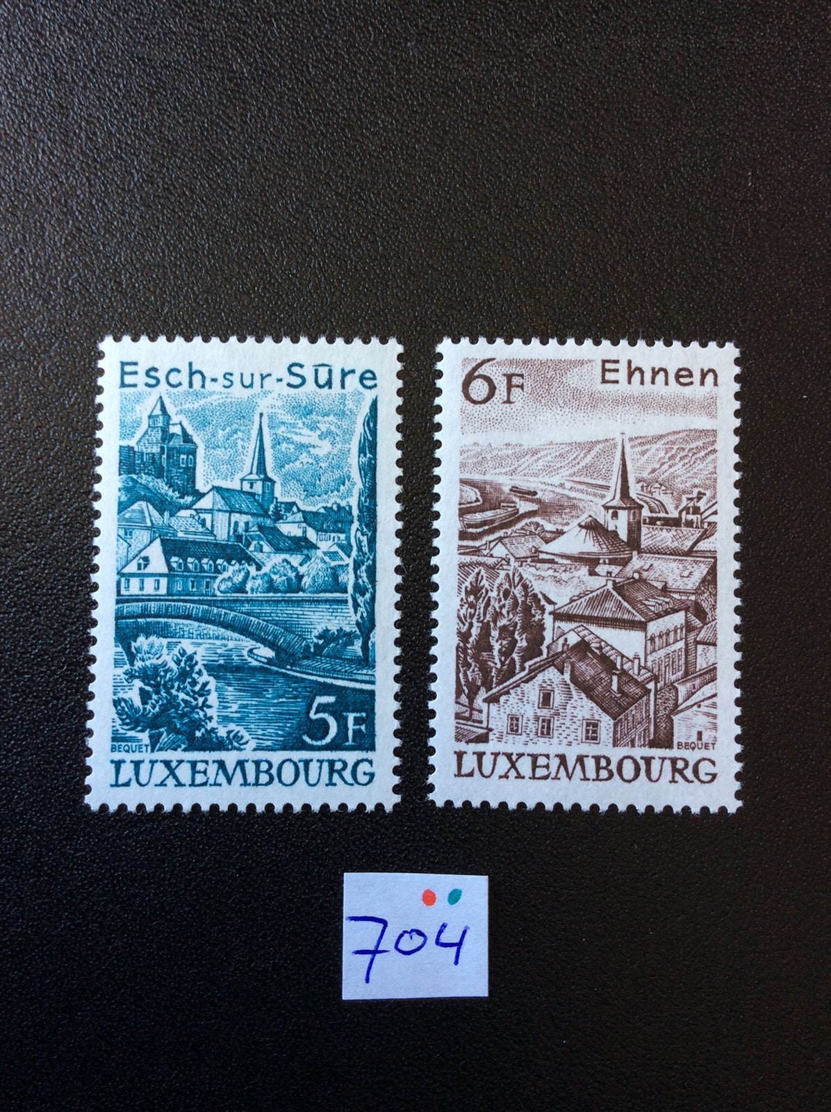 Luxemburg postzegels 1977 pfr Mi 947/8, Ophalen of Verzenden, Luxemburg, Postfris