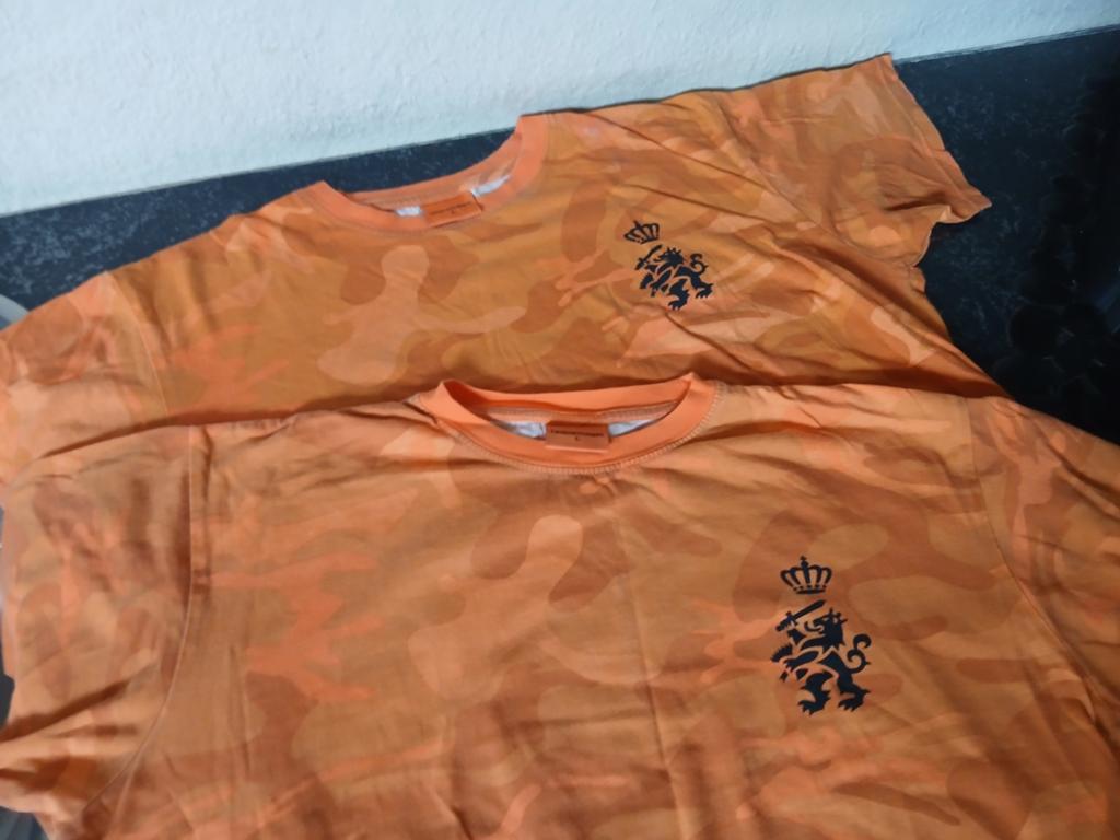 Oranje camouflage voetbal shirts, Ophalen, Oranje