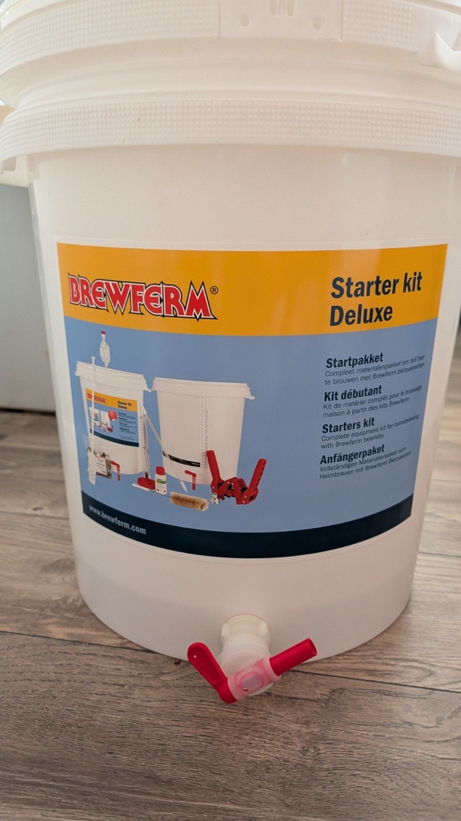 Bierbrouwset - Brewferm Starter Kit Deluxe - Compleet, Ophalen of Verzenden, Zo goed als nieuw