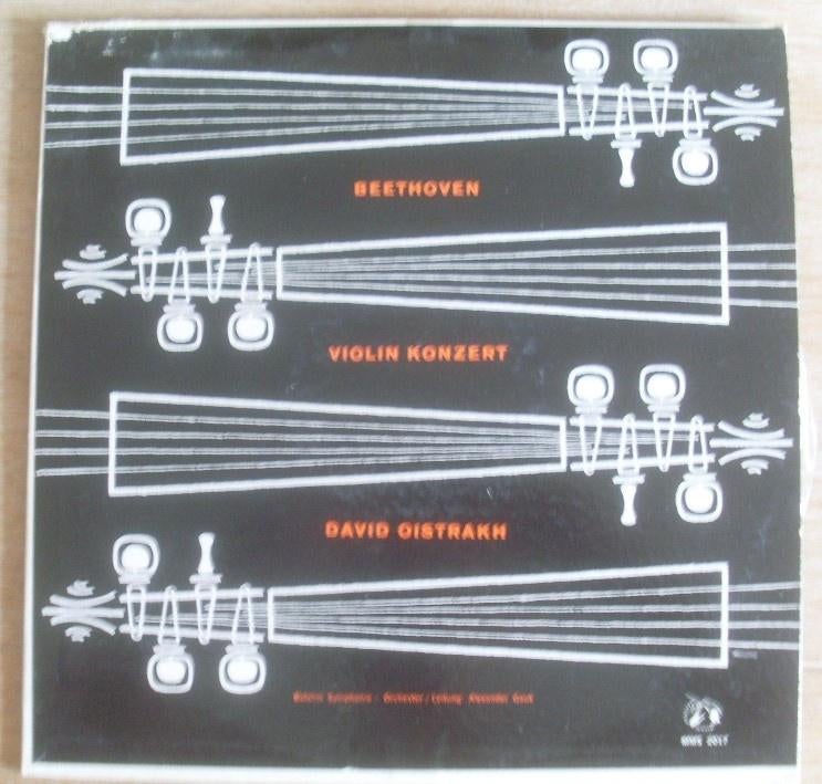Beethoven - Violin Konzert - David Oistrakh (LP) Bolshoi, Ophalen of Verzenden, Kamermuziek, Gebruikt, 12 inch