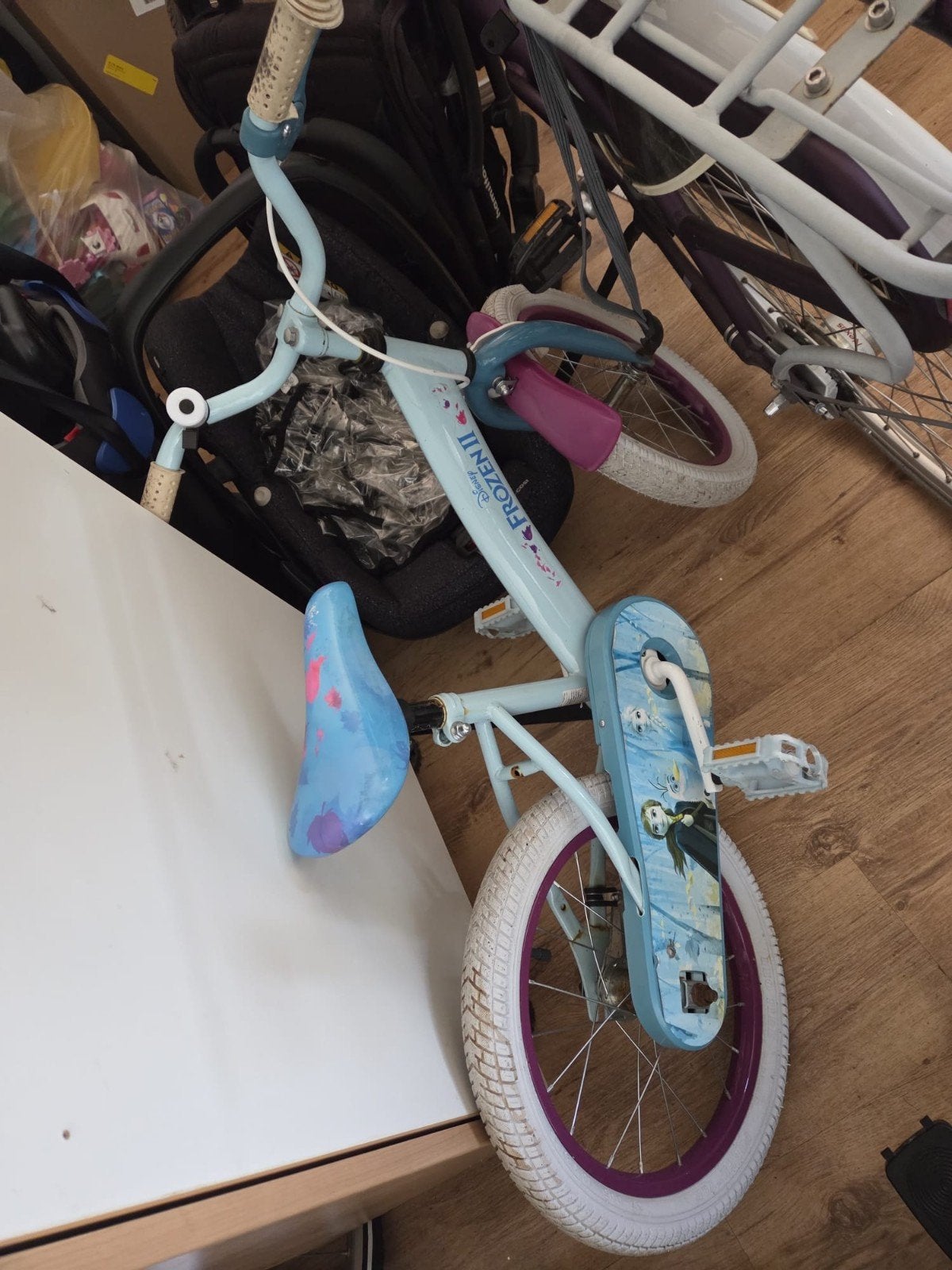 Disney Frozen 2 kinderfiets - 16 inch, Velgrem, Ophalen of Verzenden, Disney Frozen 2, 16 tot 20 inch
