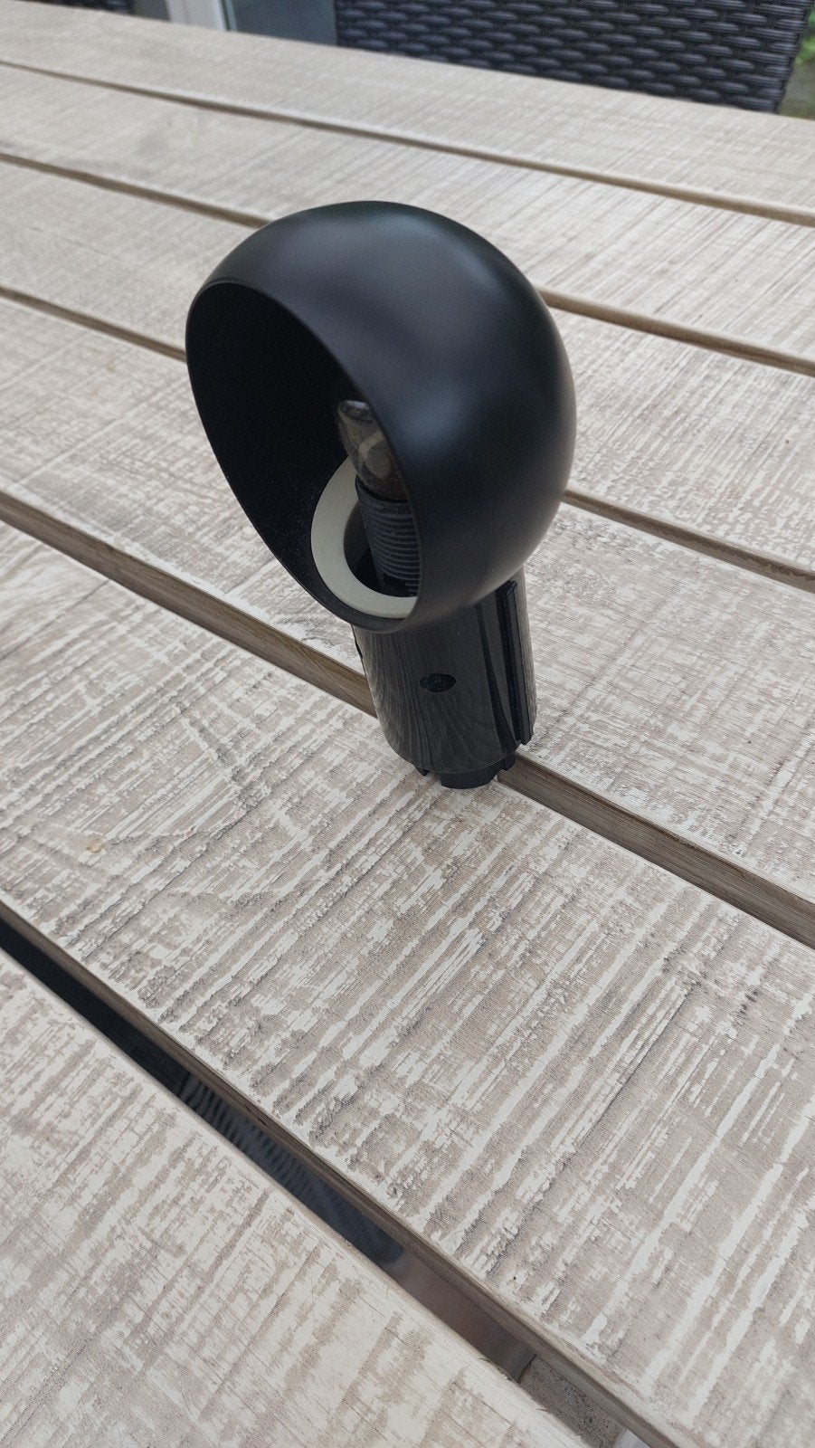 Massive Vintage Space age Robotplug Stekkerlamp Jaren '80 -, Ophalen of Verzenden