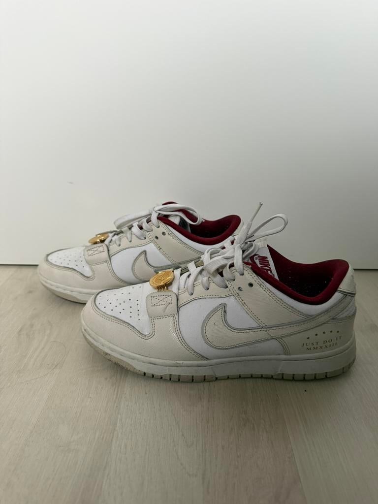 Nike Dunk, Ophalen of Verzenden, Zo goed als nieuw, Wit, Sneakers of Gympen