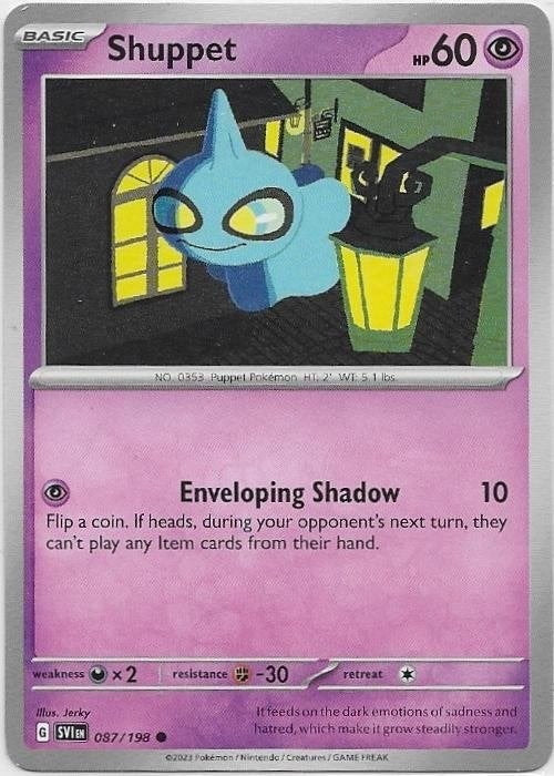 Scarlet & Violet,  Shuppet [common] 87/198, Verzenden, Nieuw, Losse kaart