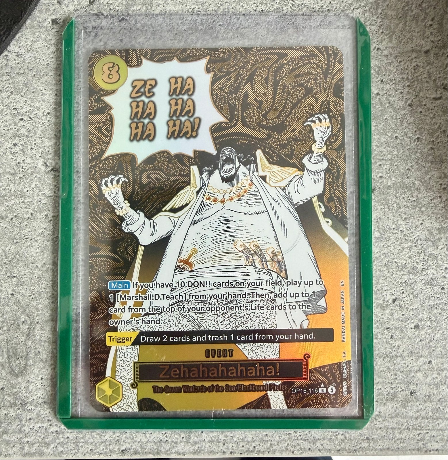 Zehahahahah! OP16-116 Event Card, Ophalen, Nieuw, Losse kaart