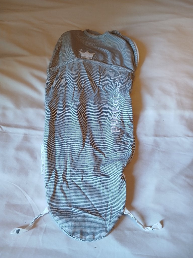 licht blauwe baby slaapzak VOOR 0 - 3 maanden PUCKABABY, Wasbaar, 60 cm, Puckababy, Ophalen of Verzenden