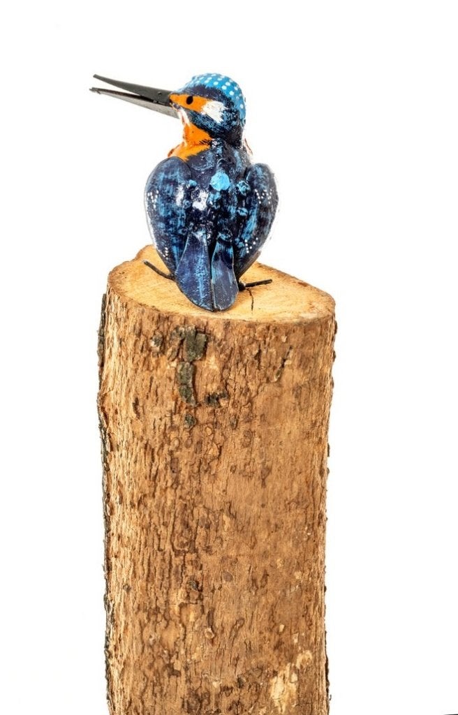 IJSVOGEL - STREETART - FAIRTRADE - HANDMADE (L), Ophalen of Verzenden, Nieuw