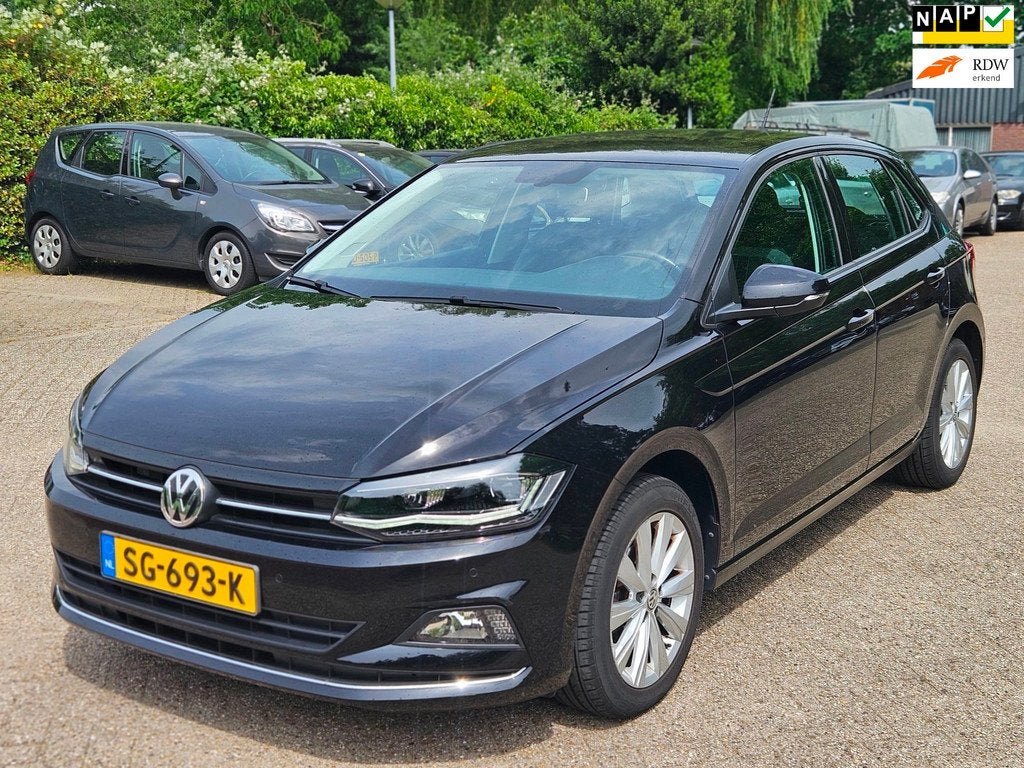 Volkswagen Polo 1.0 TSI Highline|Automaat|Clima|ACC|Clima|NA, Auto's, Volkswagen, Stof, Euro 6, 95 pk, Origineel Nederlands