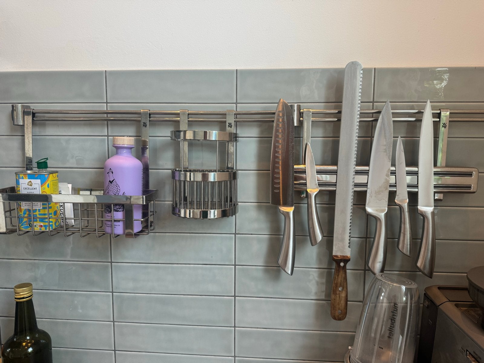 WMF Keuken Accessoires - RVS Ophangsysteem met Rekken, Ophalen, Zilver, Metaal, Overige typen