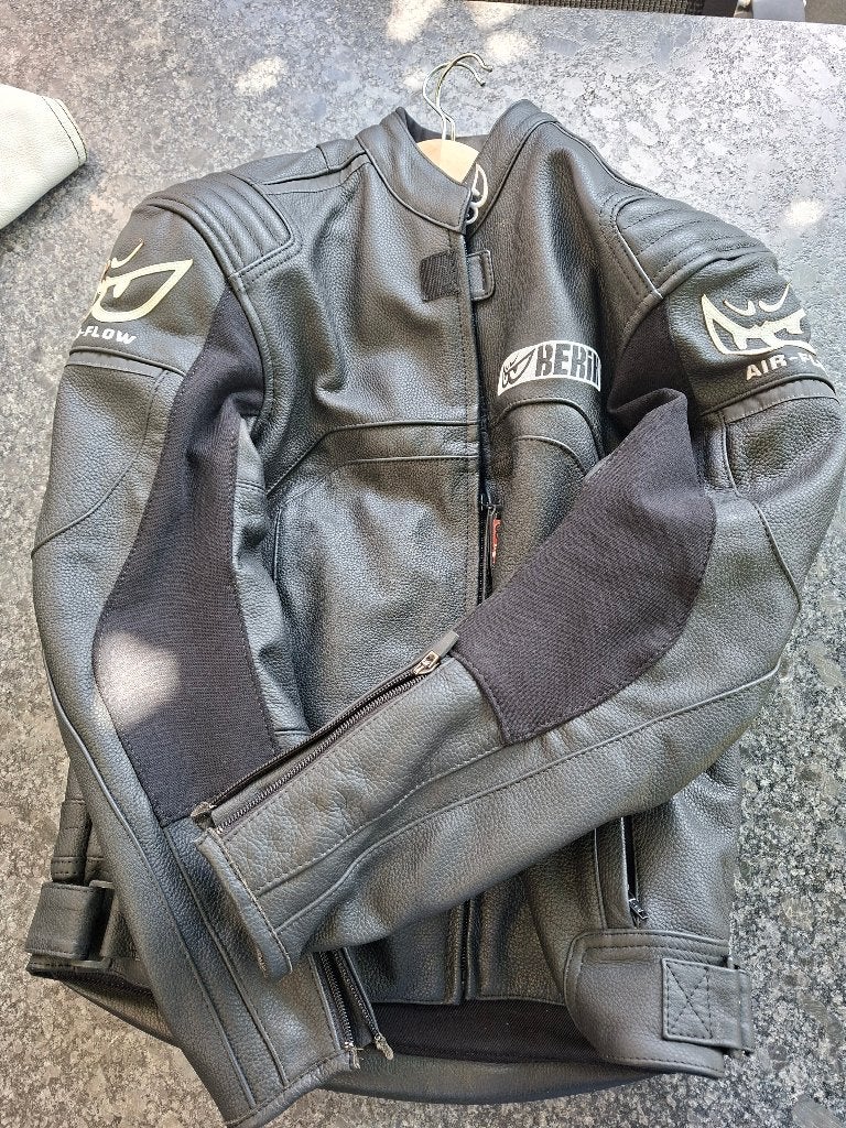 Leren motorjas, Ophalen, Tweedehands, Dames, Jas | leer