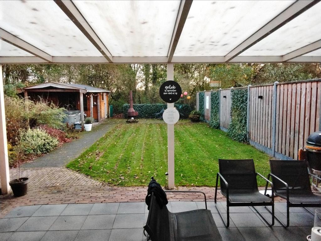 Ruime Veranda met Polycarbonaat Dak 4x6 m, Tuin en Terras, Overkappingen, Ophalen of Verzenden, Gebruikt, Veranda