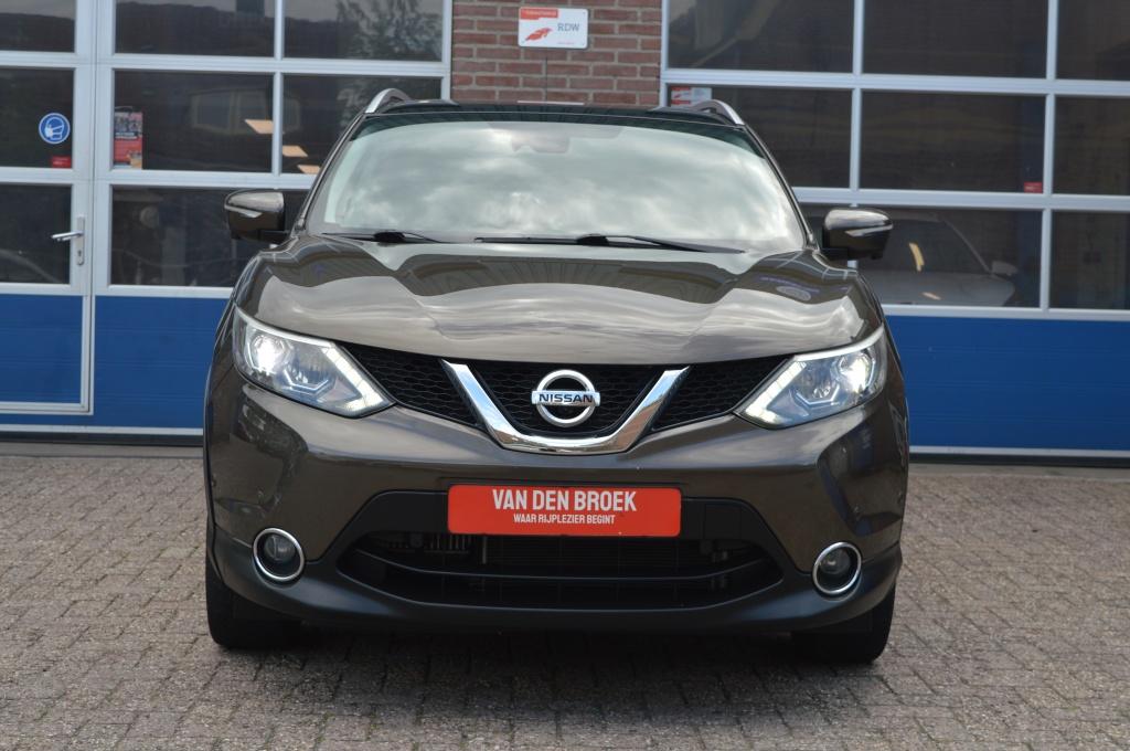 Nissan QASHQAI 1.2 Tekna | NAVI - CAMERA - PDC (bj 2014), Euro 5, Gebruikt, 4 cilinders, Bruin