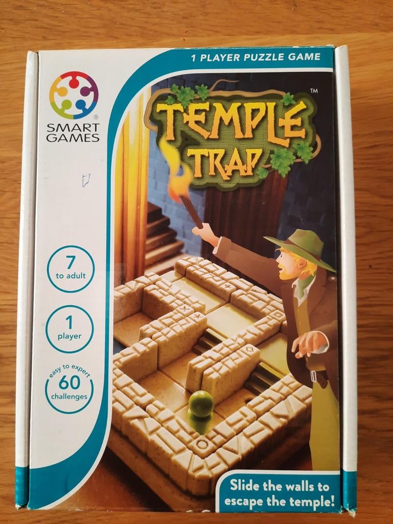 SmartGames Temple Trap - Logische Puzzelspel, Ophalen of Verzenden, Minder dan 500 stukjes, Zo goed als nieuw, Overige typen