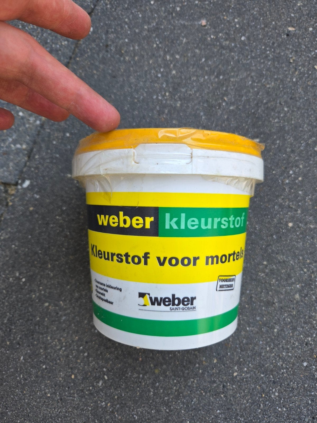 Weber Kleurstof voor mortels - geel Jaune, Ophalen of Verzenden, Nieuw