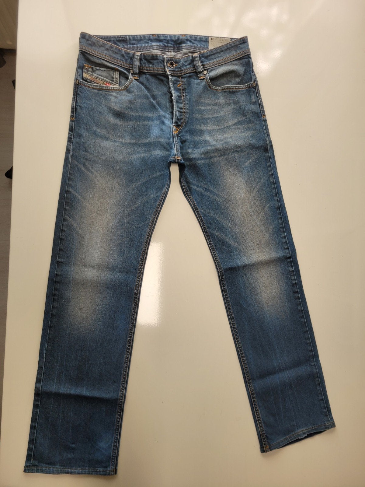 CLASSIC DIESEL WAYKEE REGULAR STRAIGHT STRETCH JEANS 31/30, Kleding | Heren, Ophalen of Verzenden, Zo goed als nieuw, Blauw, W32 (confectie 46) of kleiner