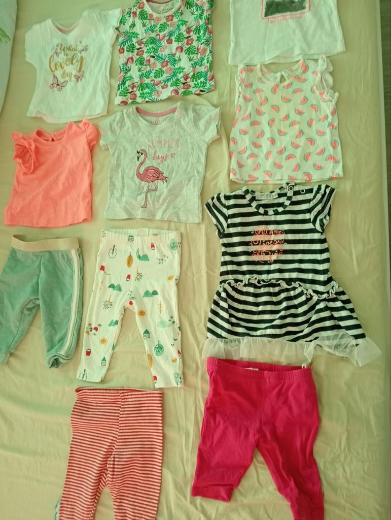 Zomerkledingpakket meisje maat 62 zgan, Ophalen of Verzenden, Zo goed als nieuw, Maat 62