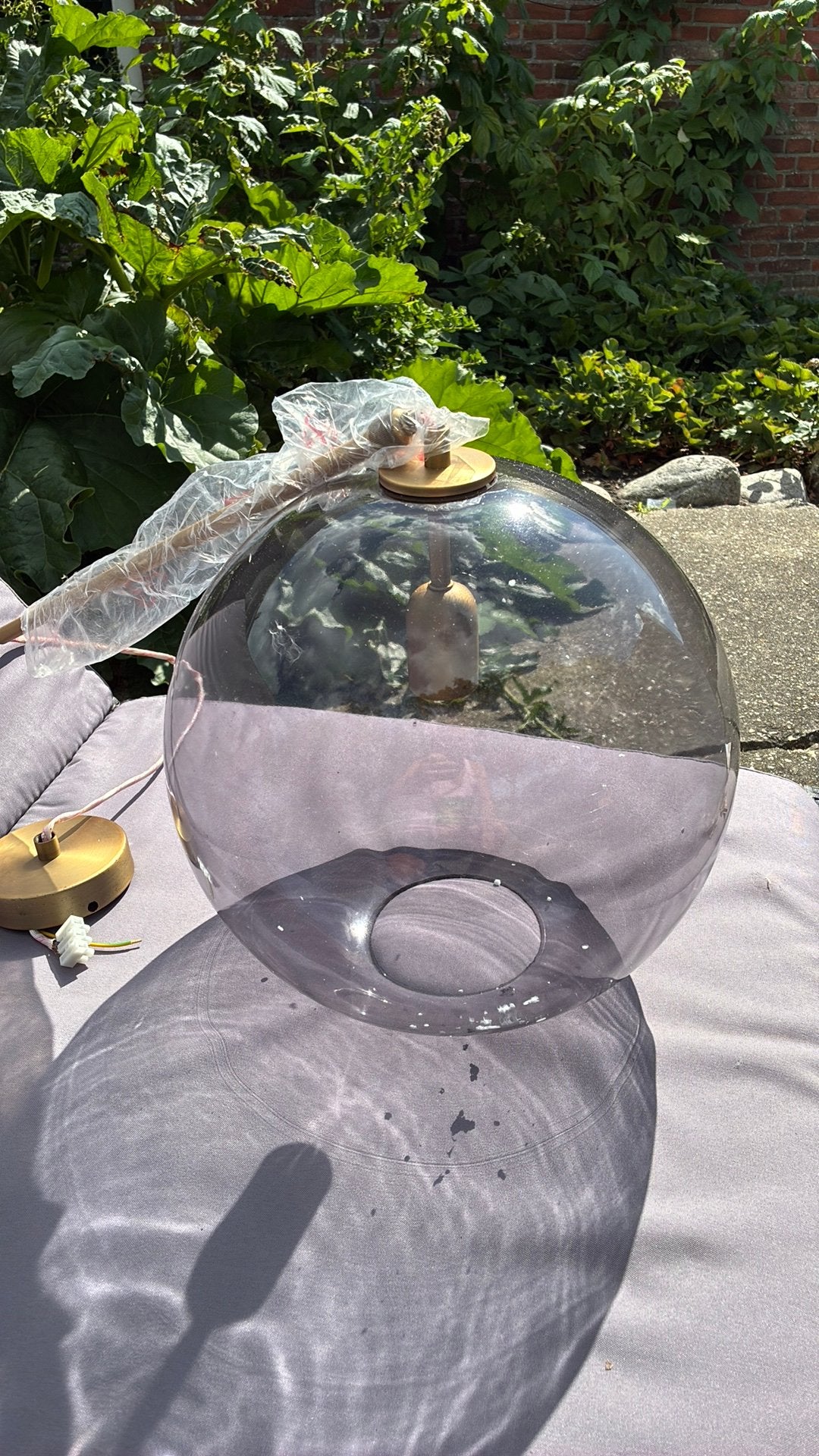 Finn hanglamp van de Karwei, Ophalen, E27 (groot), Rond, Glas
