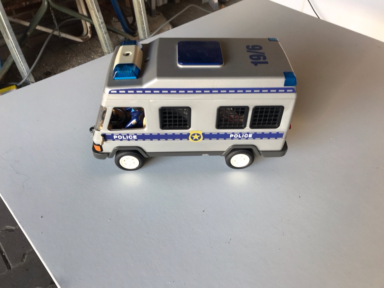 Playmobil Politiebus 4023 - Compleet met instructieboekje, Gebruikt, Complete set, Voertuig, Ophalen of Verzenden