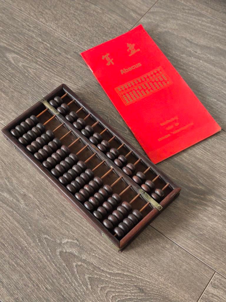 Vintage Chinese Telraam (Abacus) met Handleiding (1972), Ophalen of Verzenden