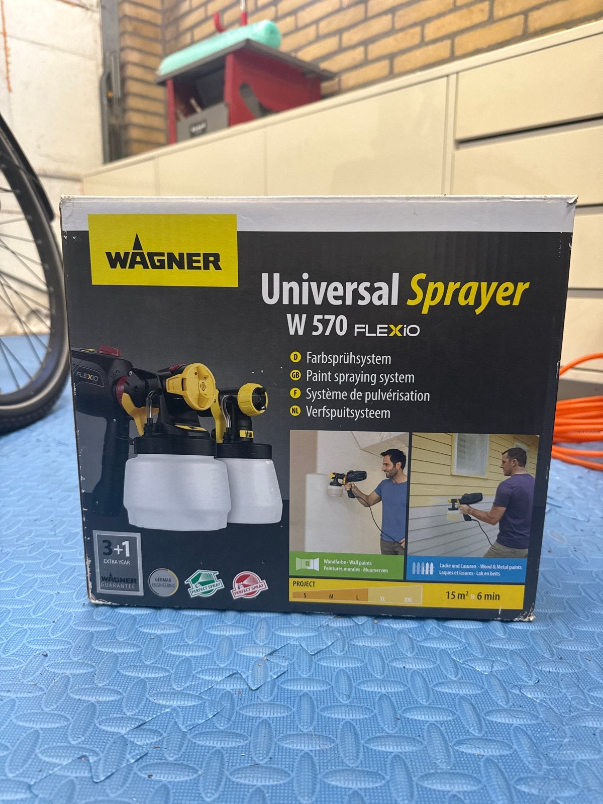 Wagner Universal Sprayer W 570 FLEXiO Verfspuitsysteem, Ophalen, Zo goed als nieuw, Verfspuit of Verfpomp