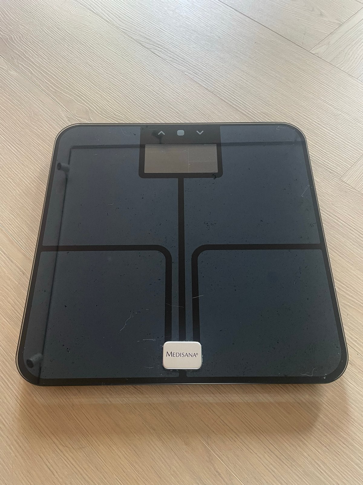 Medisana weegschaal met bluetooth, Ophalen, 100 kg of meer, Personenweegschaal, Fijner dan 1 gram