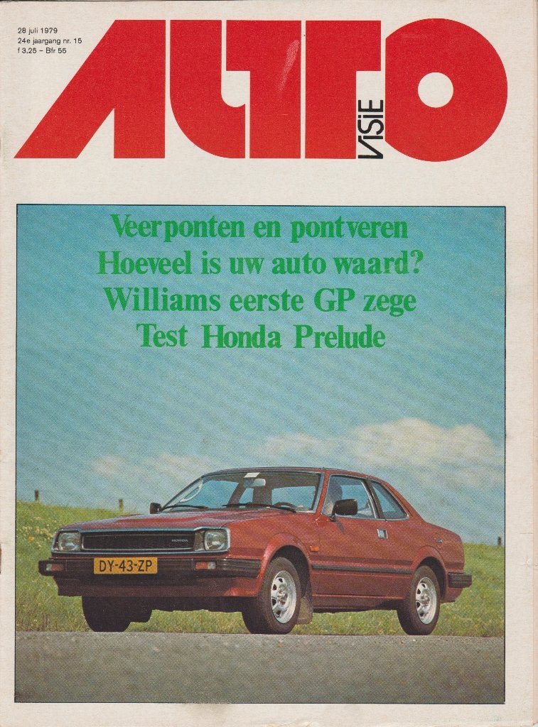 Honda Prelude test in Autovisie 1979, Gelezen, Honda, Ophalen of Verzenden, Autovisie