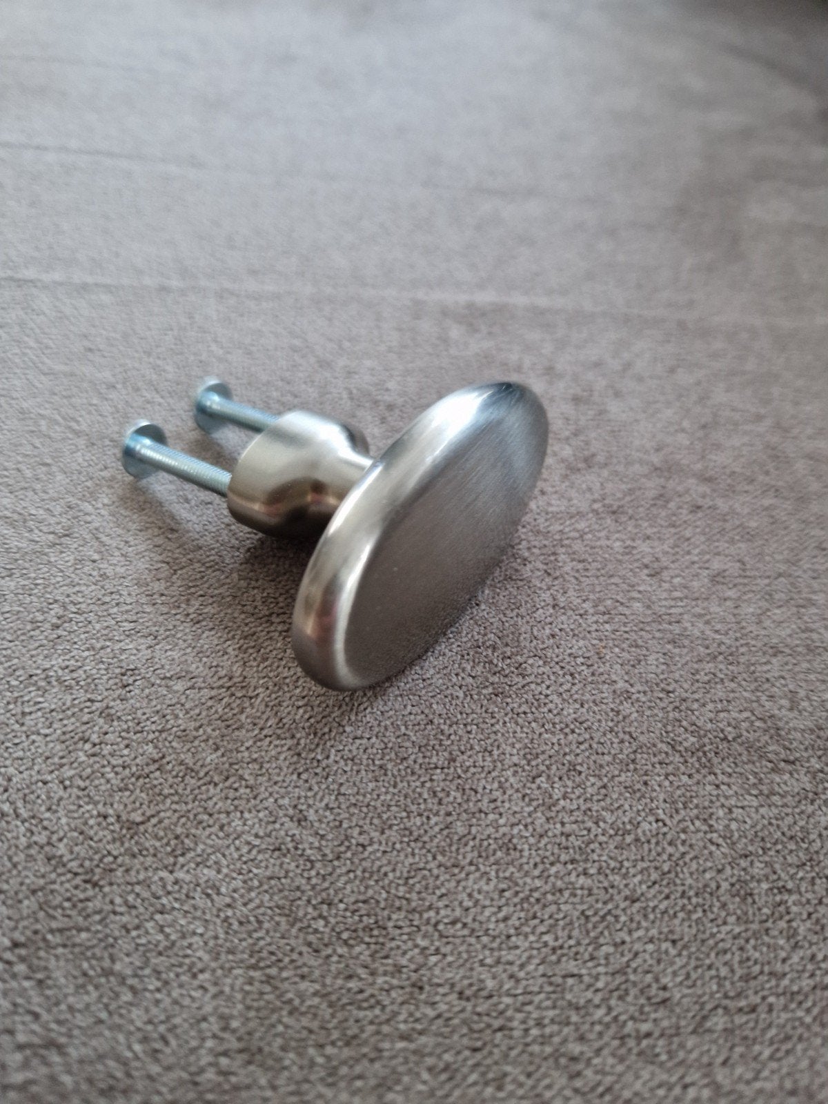 12x Keukenkast Greepjes met Schroefjes - Furnipar, Zilver, Ophalen of Verzenden, Metaal, Overige merken