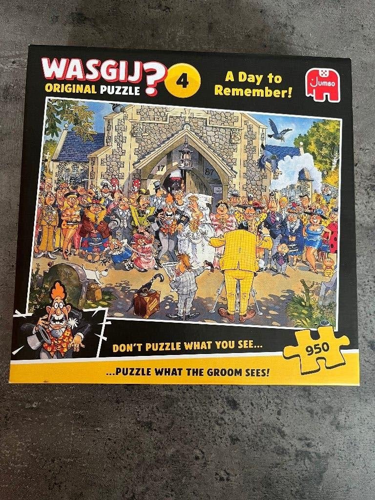 Wasgij? Original 4 compleet 950 stukjes, Ophalen, 500 t/m 1500 stukjes, Zo goed als nieuw, Legpuzzel