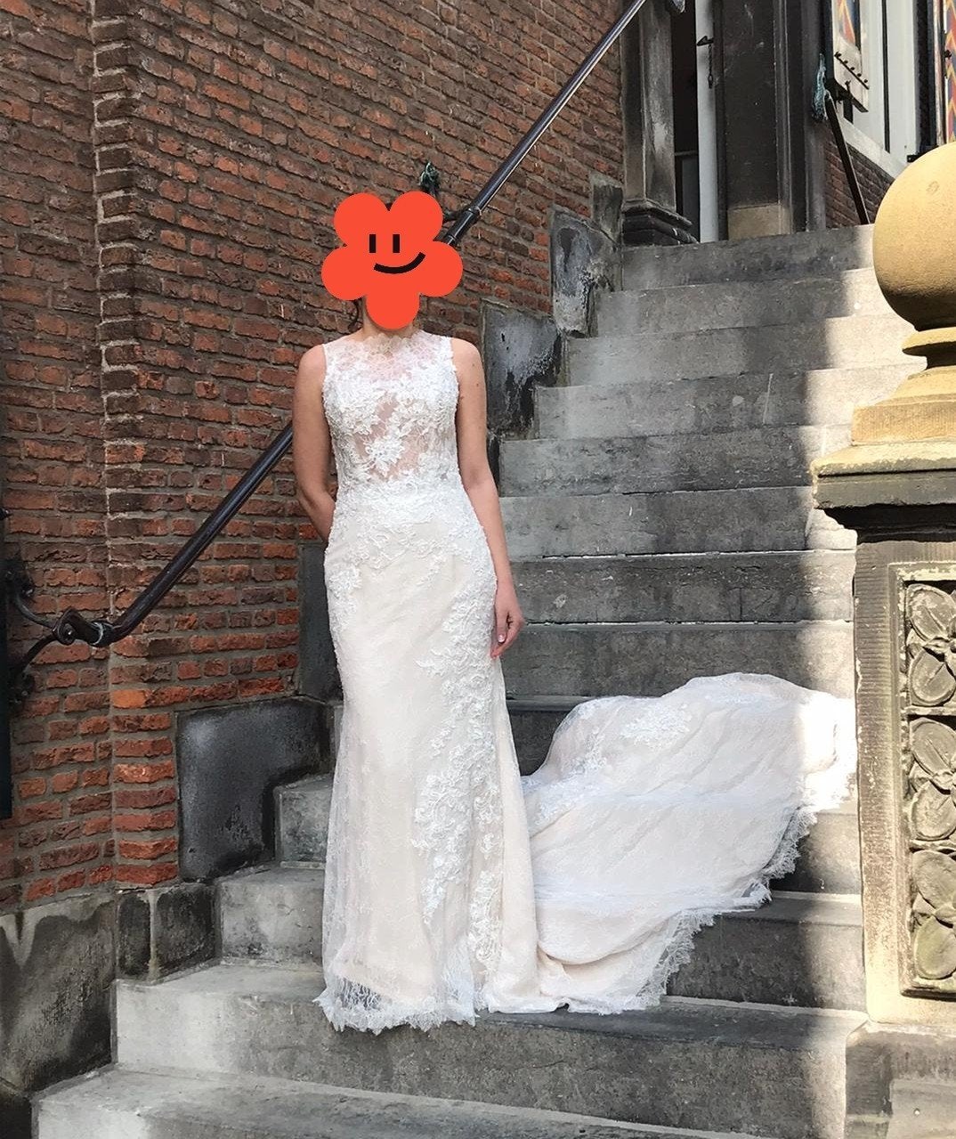 Beautiful wedding dress by Nicole Milano Niab XS, Kleding | Dames, Trouwkleding en Trouwaccessoires, Trouwjurk, Wit, Ophalen of Verzenden
