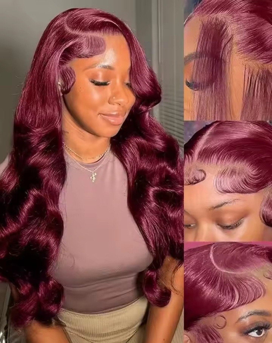 Lange  pruik van echt haar - Body Wave, Ophalen of Verzenden, Nieuw, Pruik of Haarverlenging
