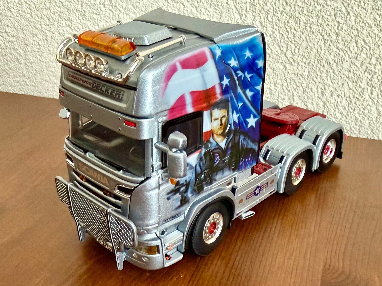 WSI Decker Transporte TOPGUN, Scania Streamline Topline, Ophalen of Verzenden, Zo goed als nieuw, Bus of Vrachtwagen, Wsi