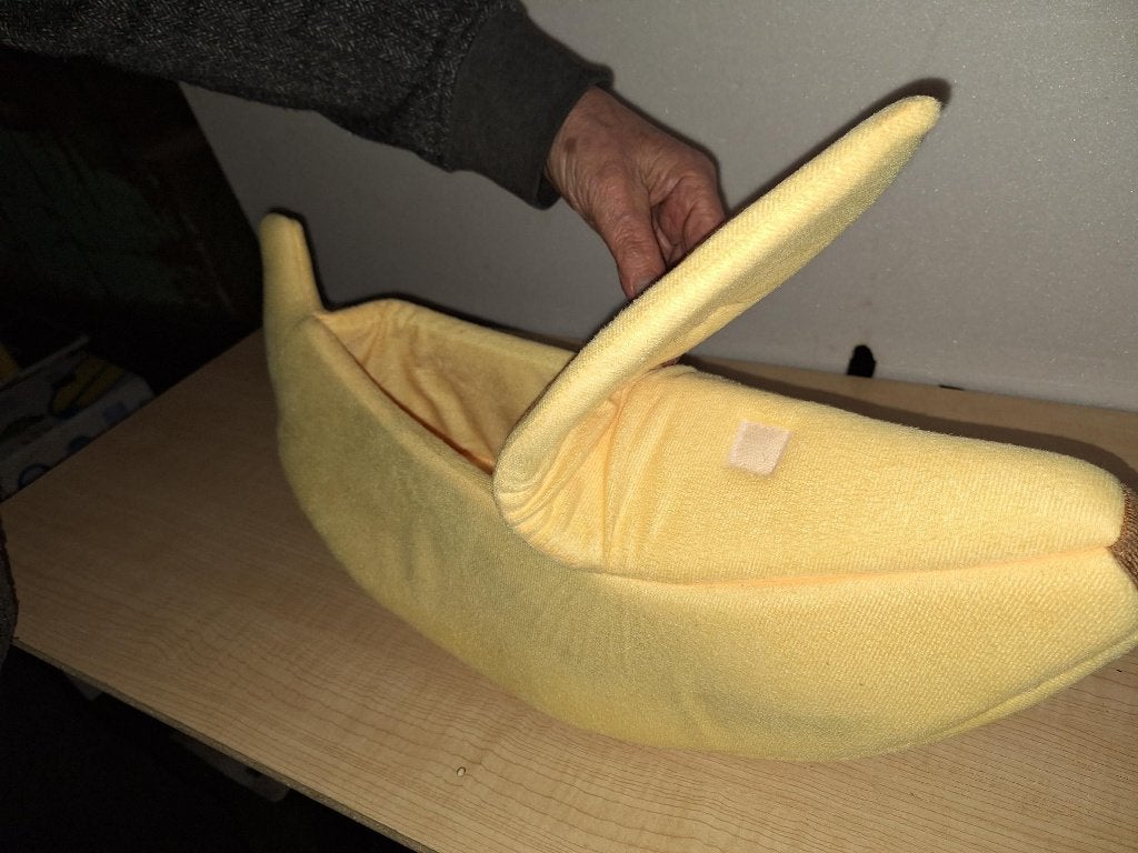 poezemand kattemand banaan, Ophalen of Verzenden, Zo goed als nieuw
