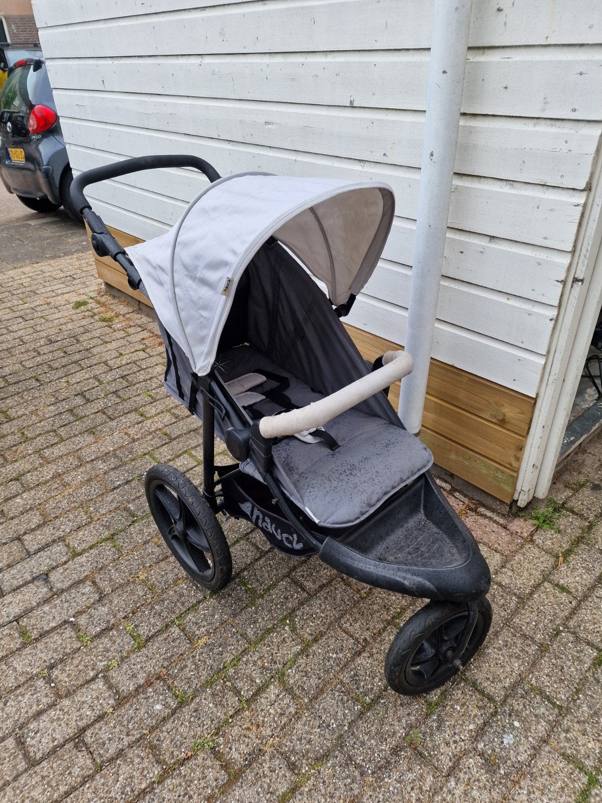 Hauck Runner kinderwagen, Gebruikt, Verstelbare duwstang, Ophalen, Kinderwagen