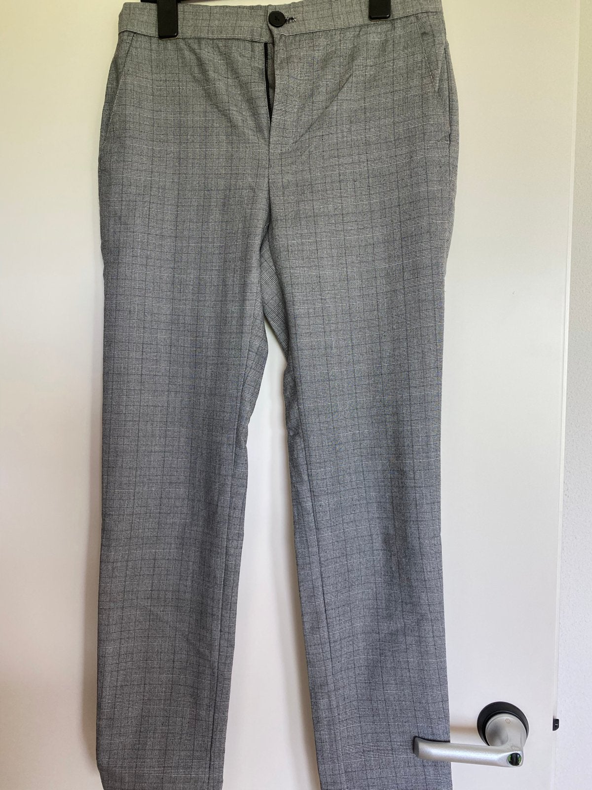 Heren broek DAZ - Grijze ruit - Maat S, Ophalen of Verzenden, Zo goed als nieuw, Maat 46 (S) of kleiner, Grijs