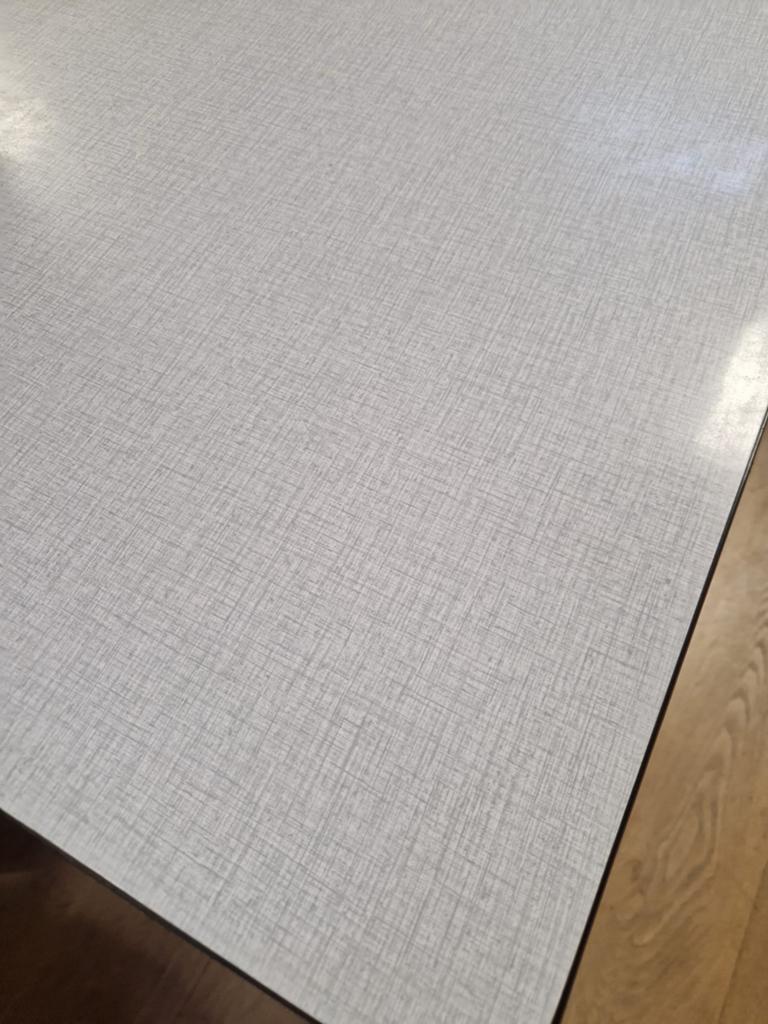Formica eettafel - Vintage design, Huis en Inrichting, Tafels | Eettafels, Gebruikt, 50 tot 100 cm, 100 tot 150 cm, Vier personen