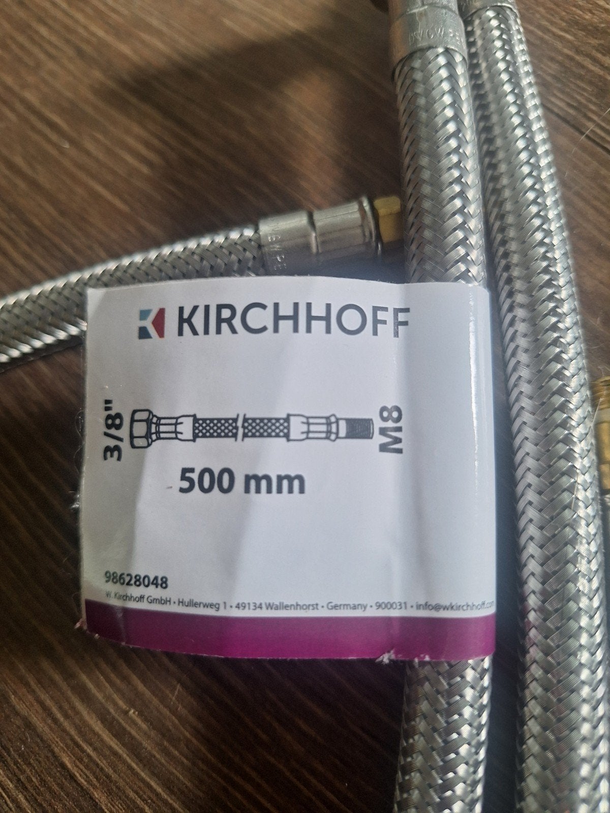 flexibele aansluitleiding 3/8" M8 500mm (4 stuks), Minder dan 20 mm, Overige typen, Nieuw, Ophalen of Verzenden