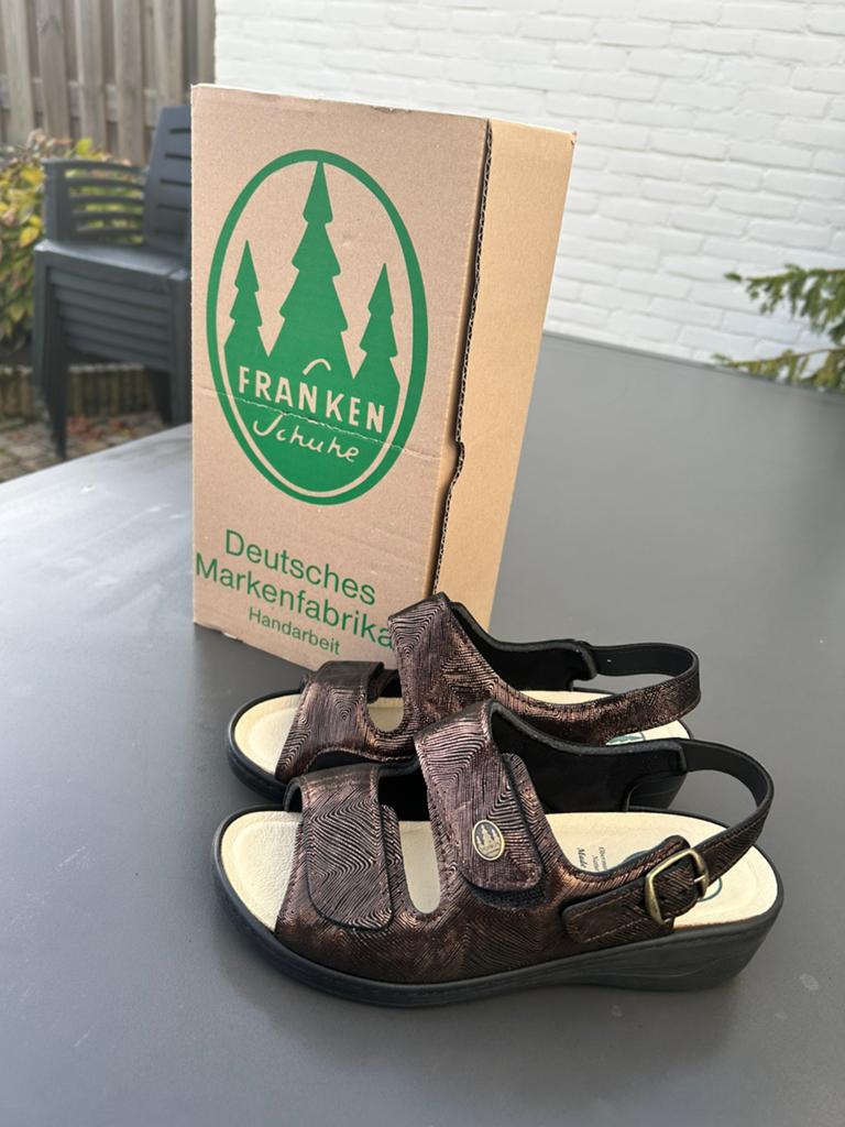 Sandalen van Francken Schuhe - 37 - Nieuw - Leer., Ophalen of Verzenden, Nieuw, Sandalen of Muiltjes