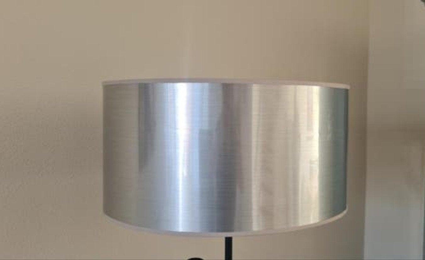Ronde losse lampenkap - Diameter 50 cm, Hoogte 25 cm, Ophalen, Gebruikt, Rond, Vloerlamp