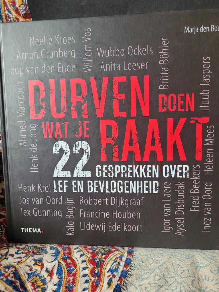 Durven doen wat je raakt: 22 gesprekken over lef, Ophalen of Verzenden, Zo goed als nieuw, Marja den Boer, Overige